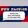water can boil and freeze at the same time