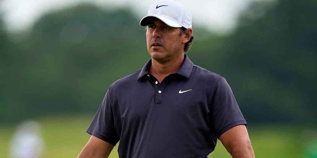 LIV Golf star Brooks Koepka destroys tee marker with driver after wayward shot