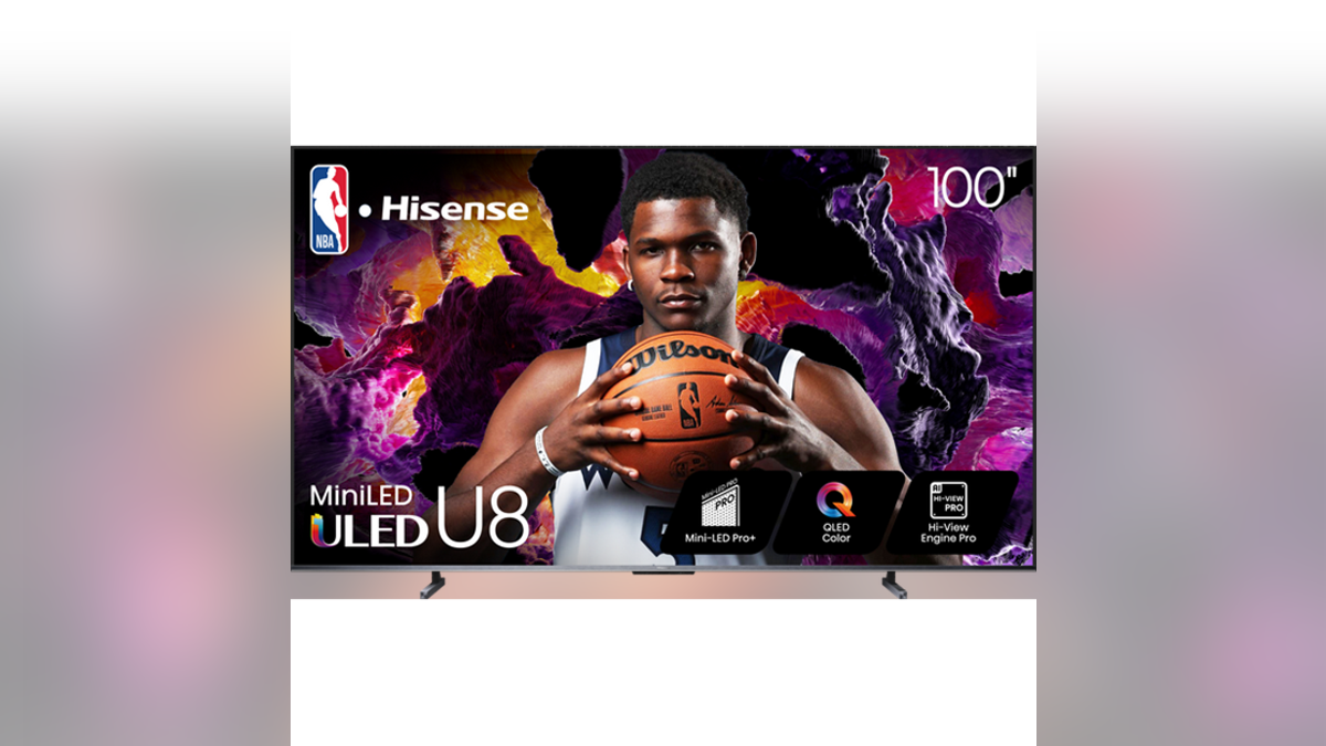 This giant TV makes sports, shows and movies jump off the screen. 
