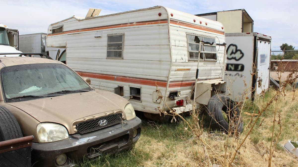 RV and sedan in Arizona