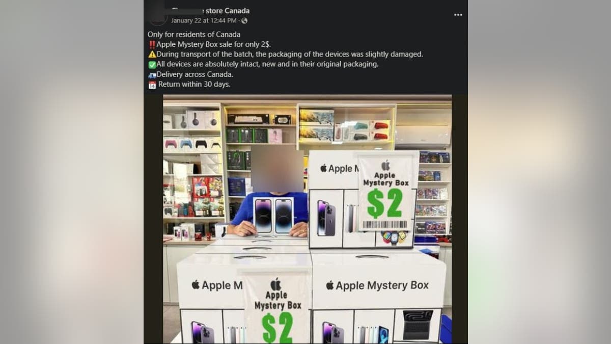 Spot fake online stores, avoid Facebook subscription scams