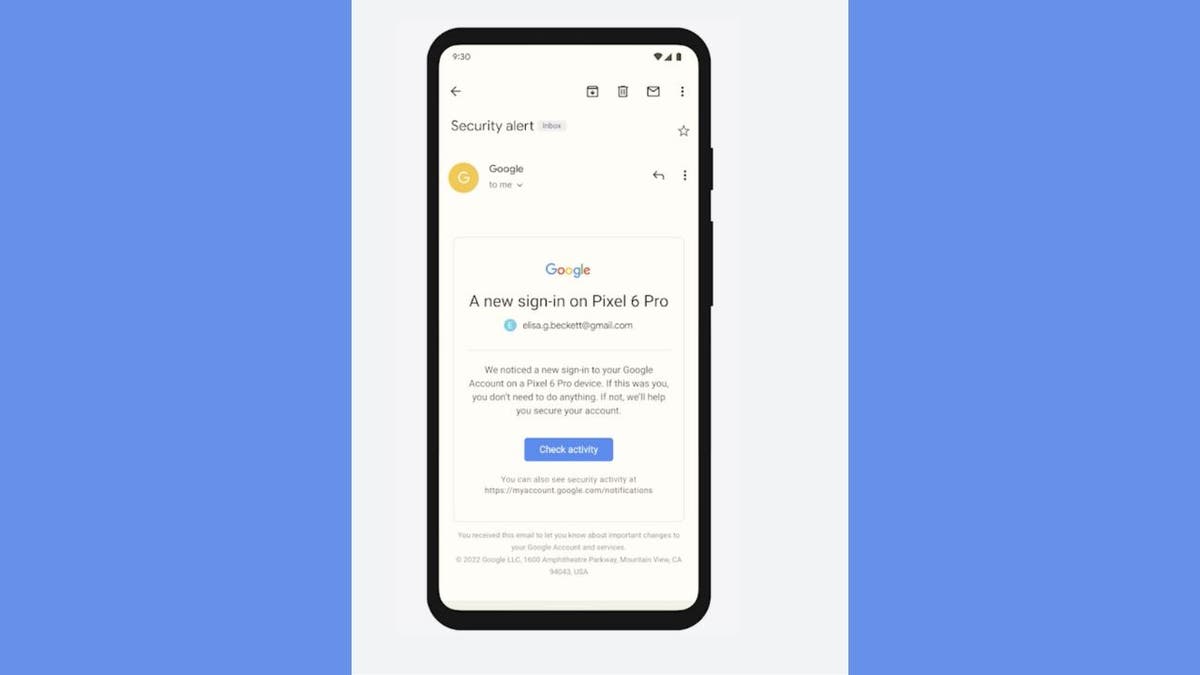 google notification