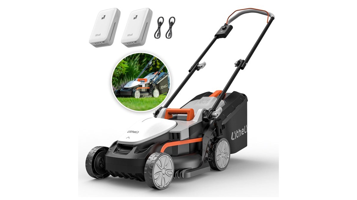 Small yards can be mowed quickly with a cordless mower.