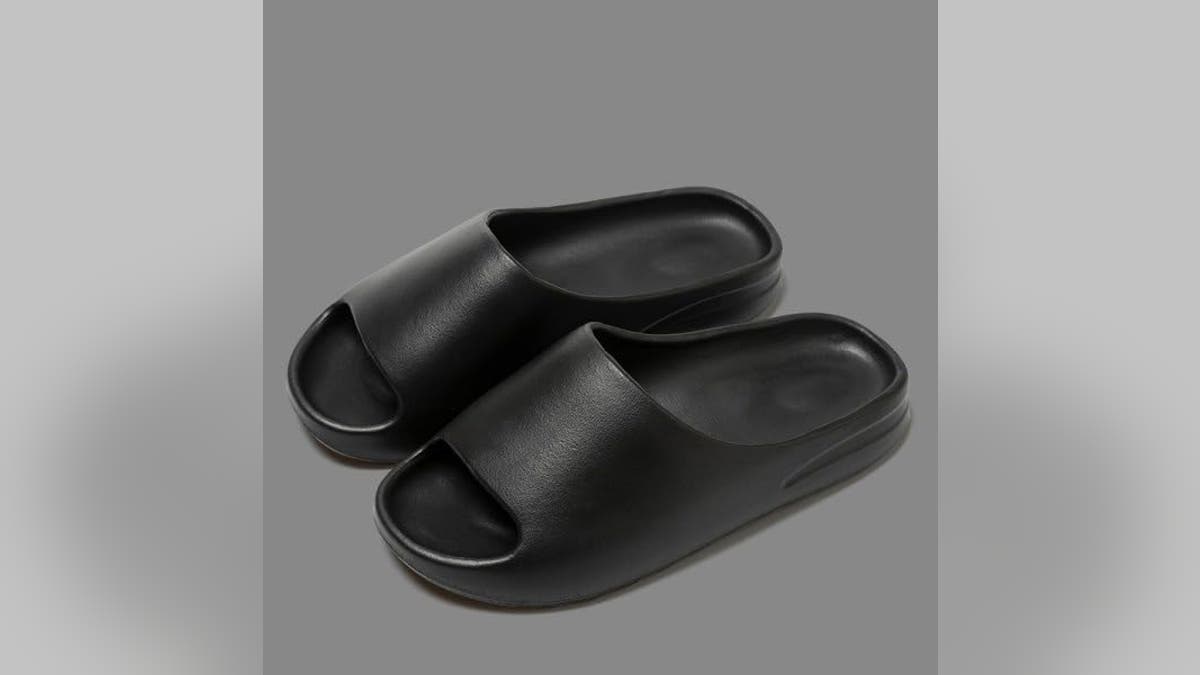 A pair of comfy slides is always a good gift.?