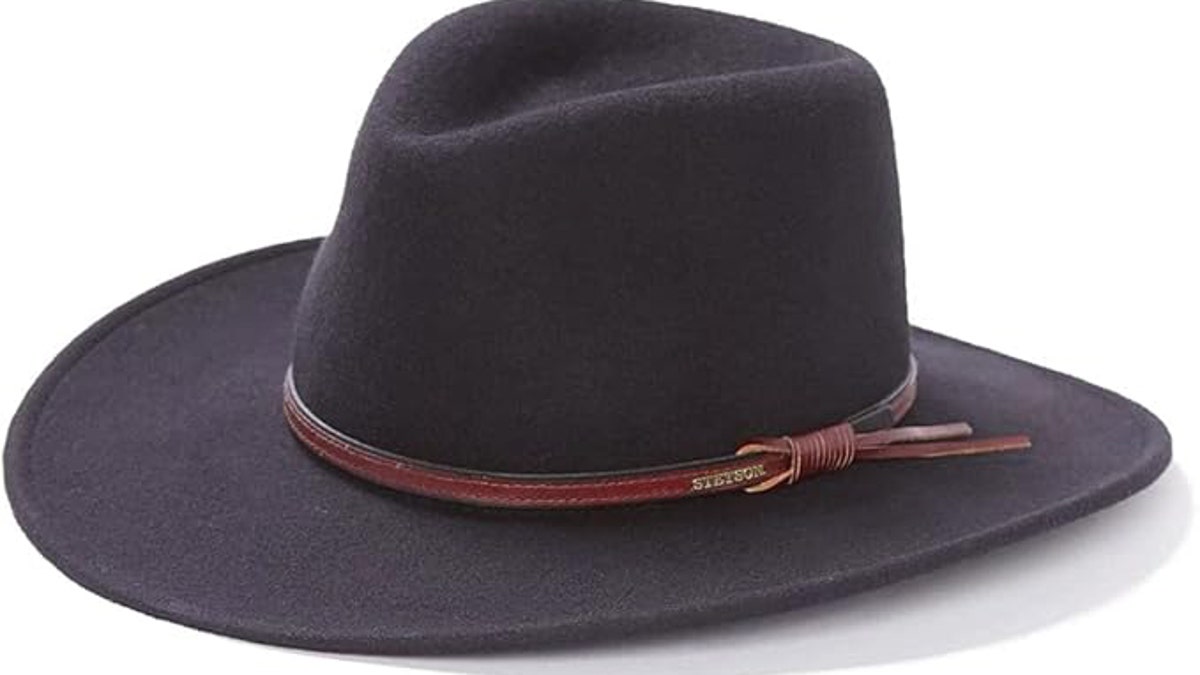 A leather and wool Stetson is a true American hat.