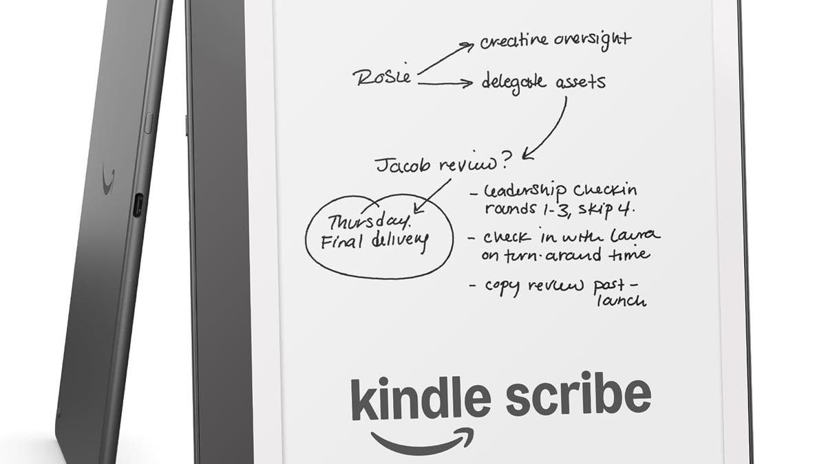 Use your scribe to read or as a digital notebook.