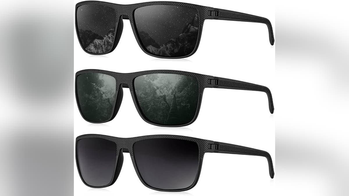 Get three pairs of sunglasses that really protect your eyes.?