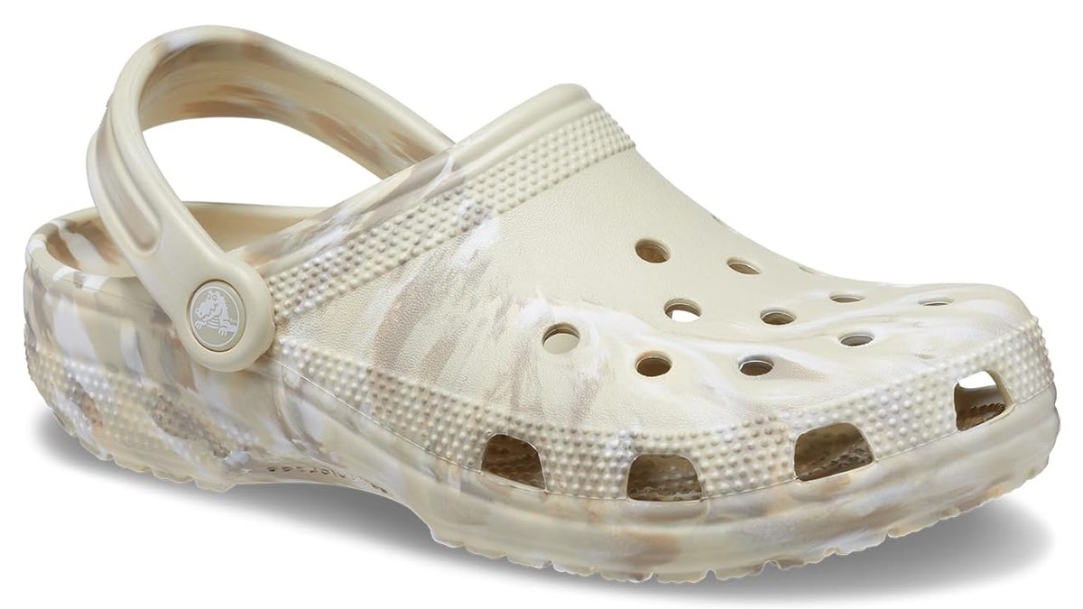 For something fancier, go with marbled Crocs. 