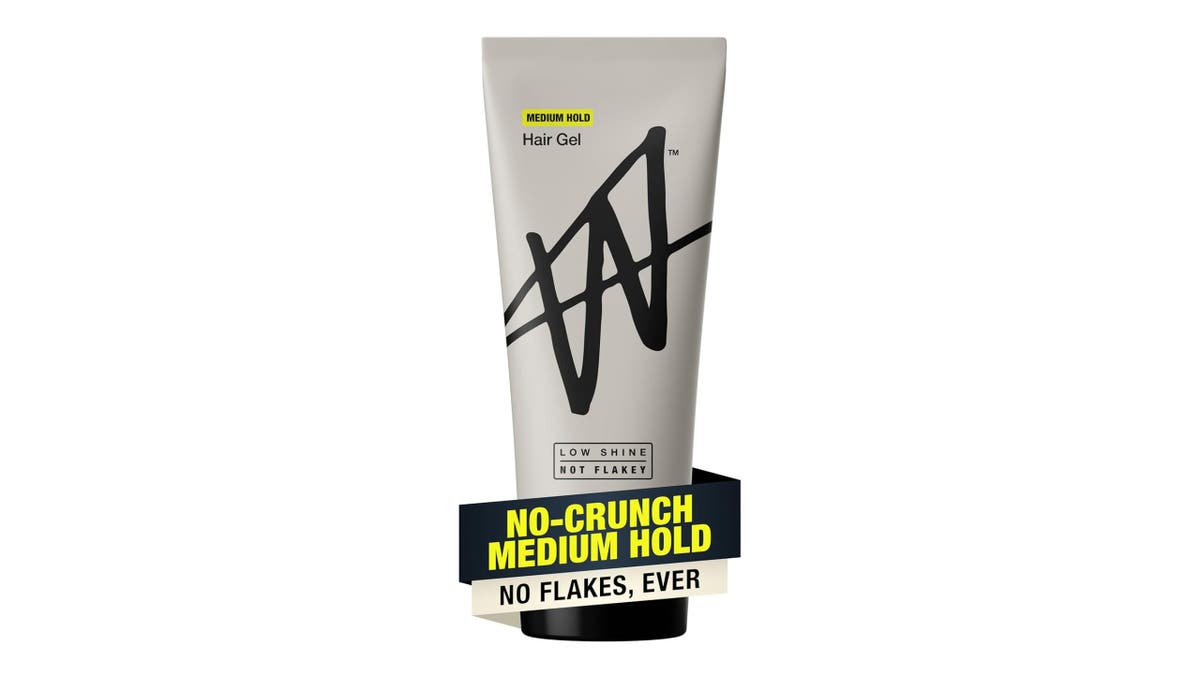 This tough hair gel won't crunch but still offers a medium hold. 