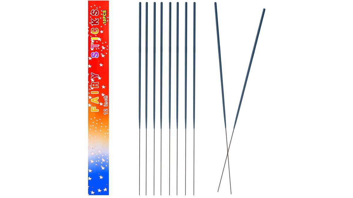 Sparklers keep kids and adults entertained.