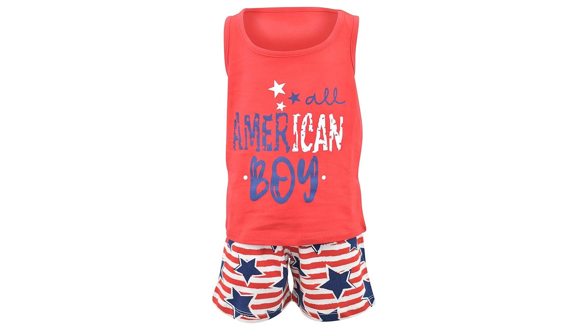 Your toddler will look festive and adorable in this two-piece set. 