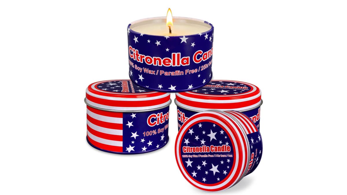 Citronella keeps mosquitoes and other bugs away.