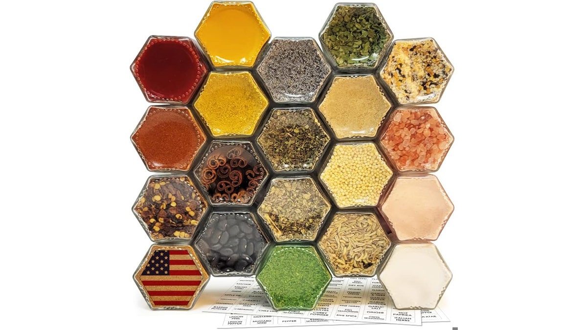Stop taking up an entire cabinet with spices, switch to magnetic spice jars.