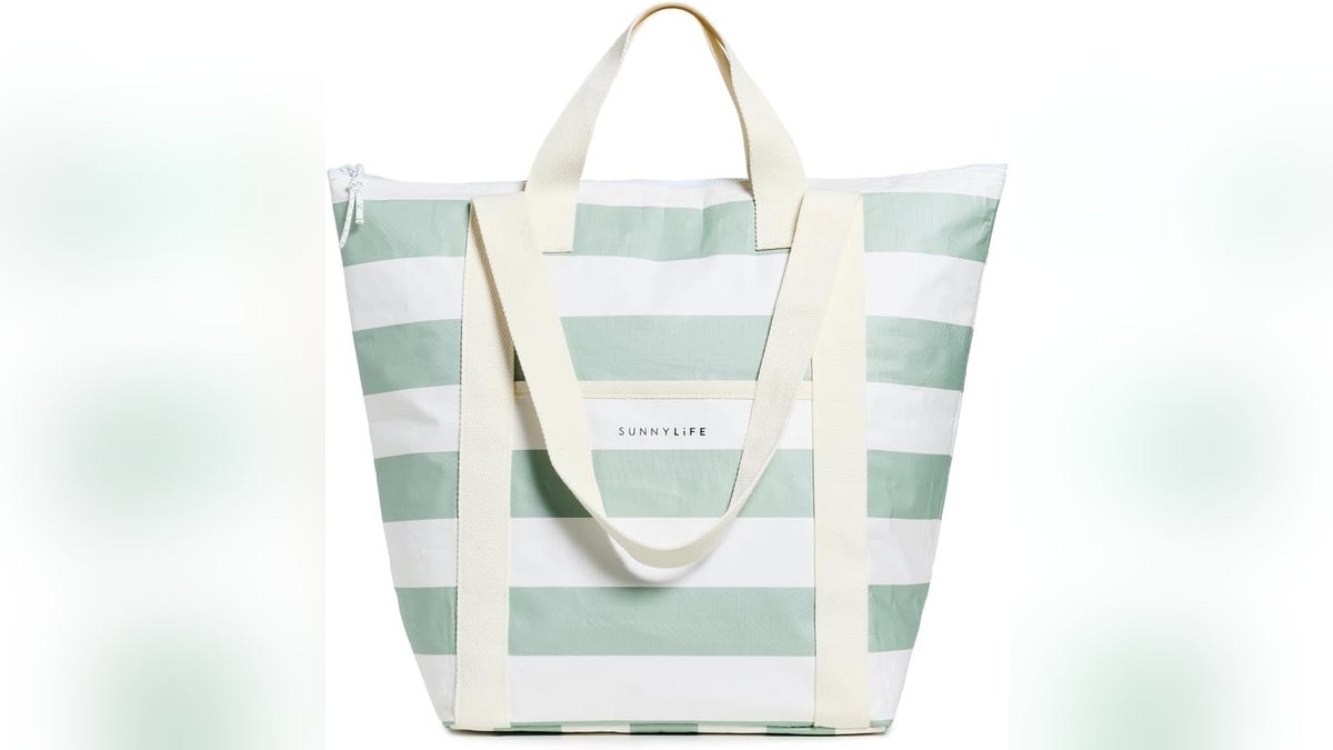 Keep drinks cold and snacks fresh all day long with this cooler tote, which also has ample room for other items.