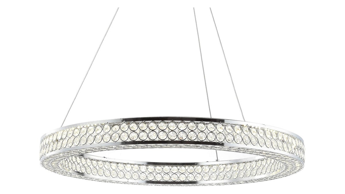 Give your room an elegant look with this crystal pendant. 