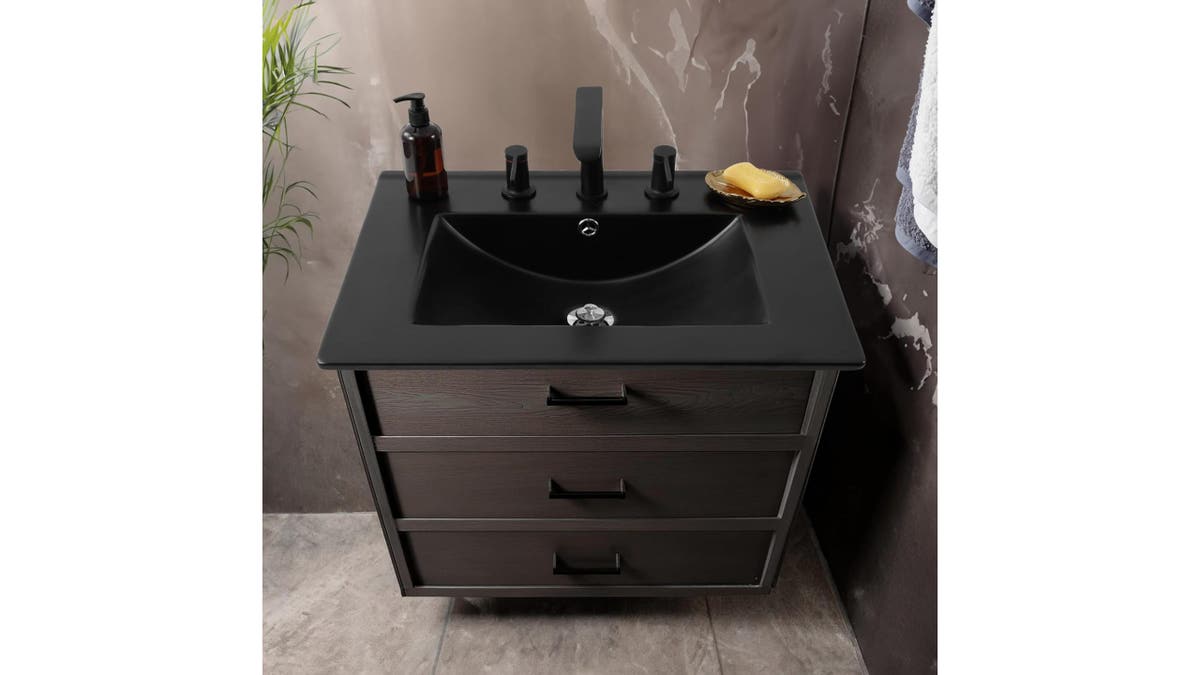 Make your bathroom more modern with a new sink. 