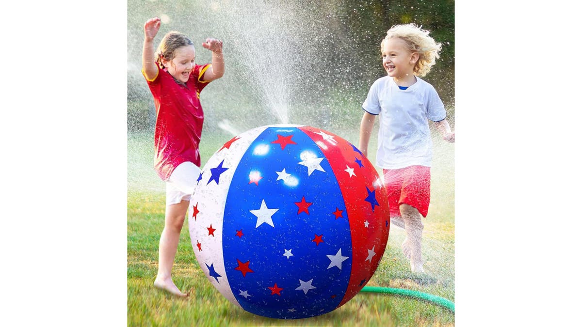 This simple sprinkler can provide hours of fun. 