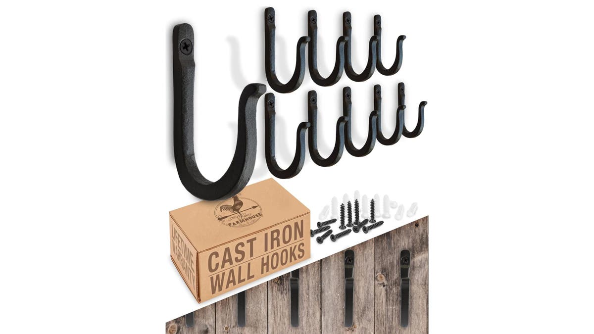 Hooks add extra storage without much effort.