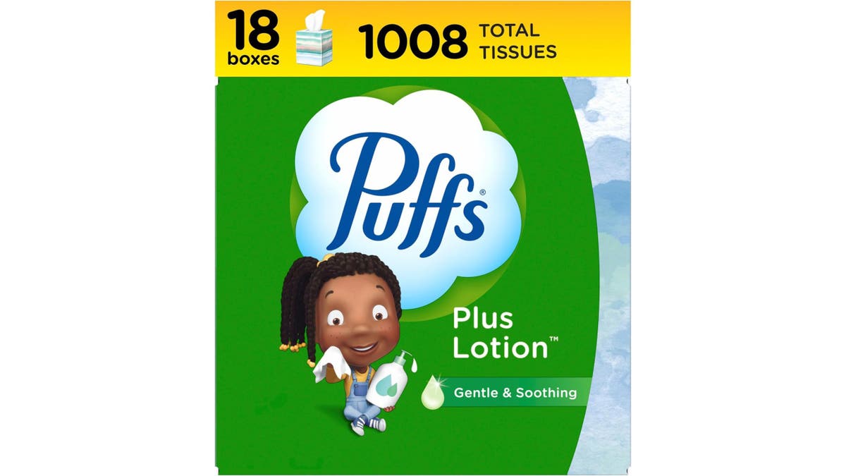 Puff Plus Lotion tissues won't dry out your nose. 