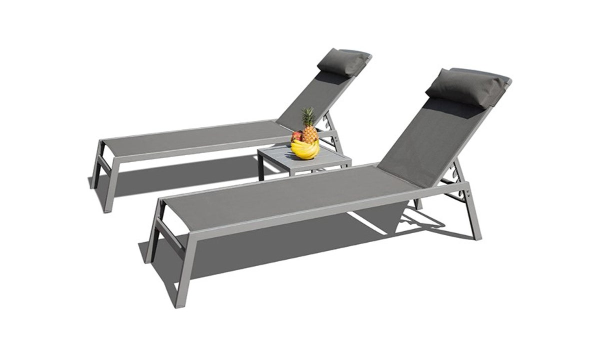 Get some sun this summer with a pair of lounge chairs.