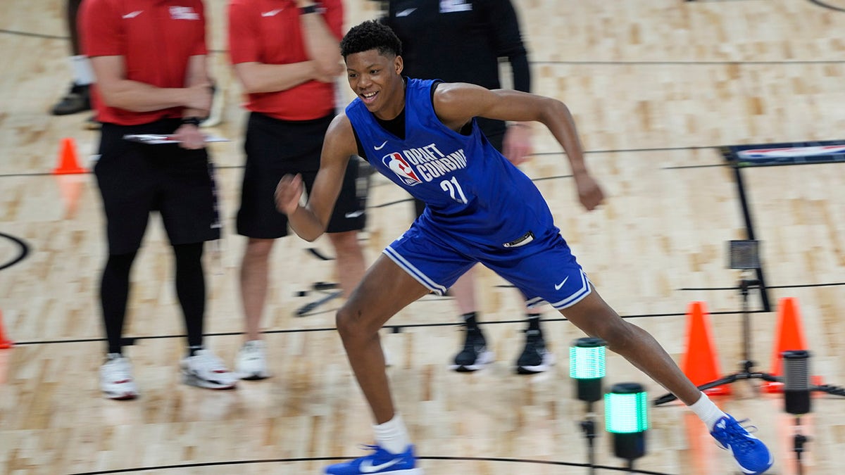 Ace Bailey at NBA Draft Combine