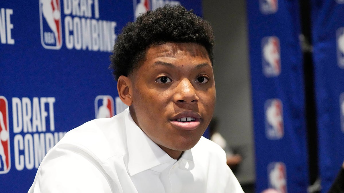 Ace Bailey takes questions