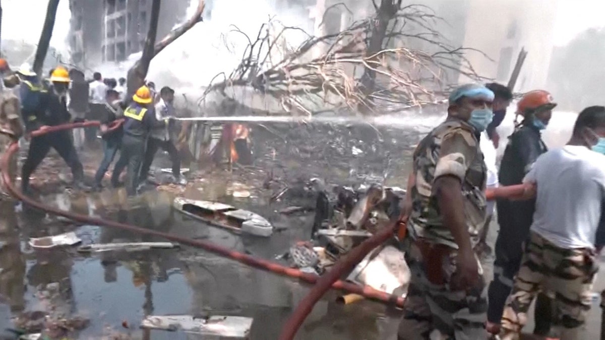 Air India plane crash response