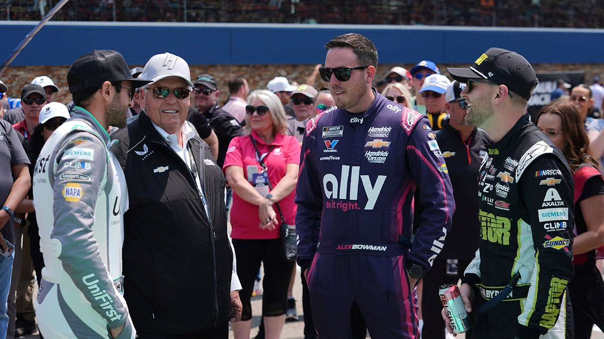 Alex Bowman and Rick Hendrick