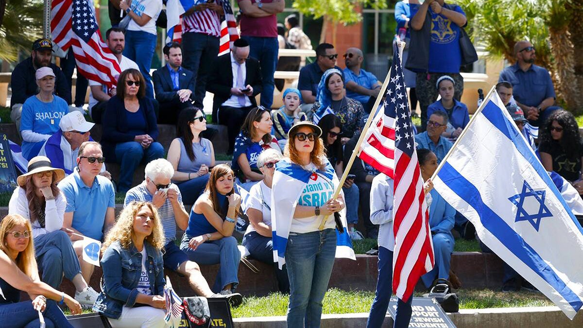 Antisemitism rally in Las Vegas