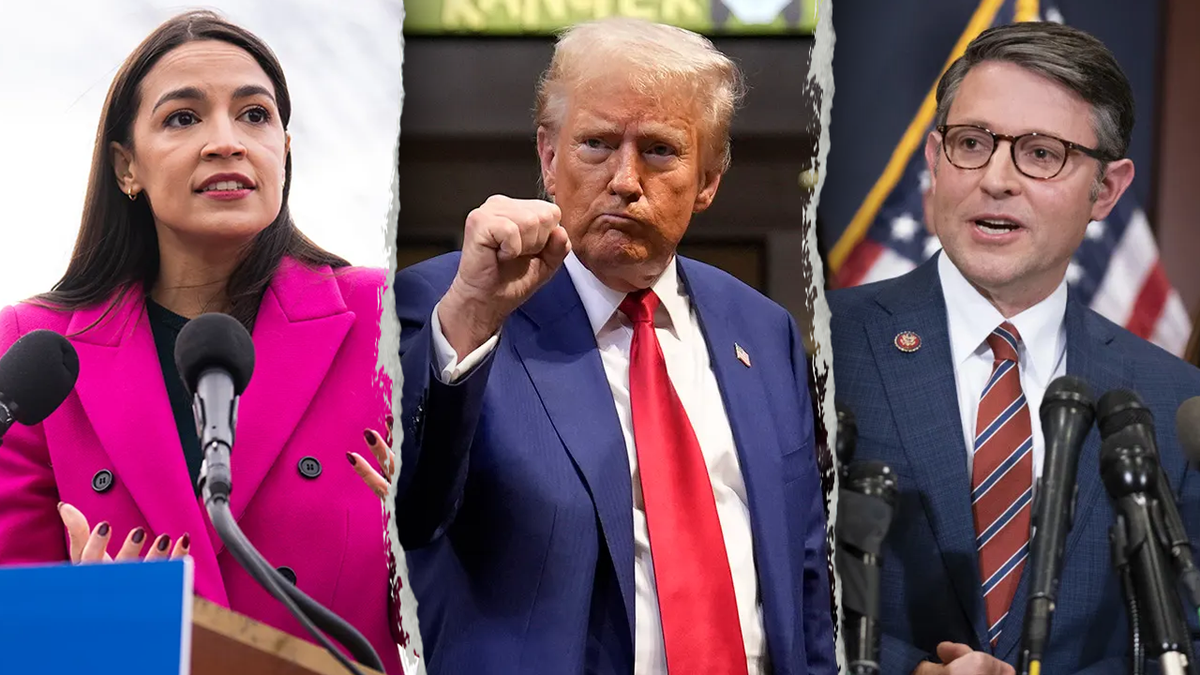 Ocasio-Cortez, Trump, Johnson