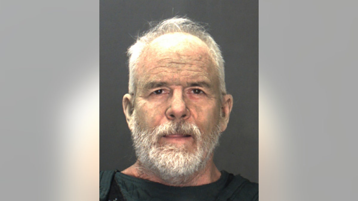 Michael Sparks has thinning grey hairsbreadth and a afloat beard successful his mugshot