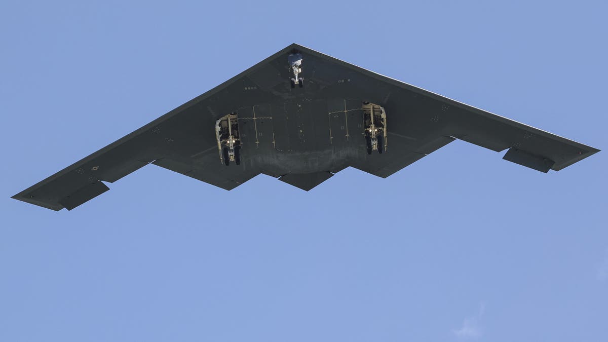 B-2 stealth bomber in flight