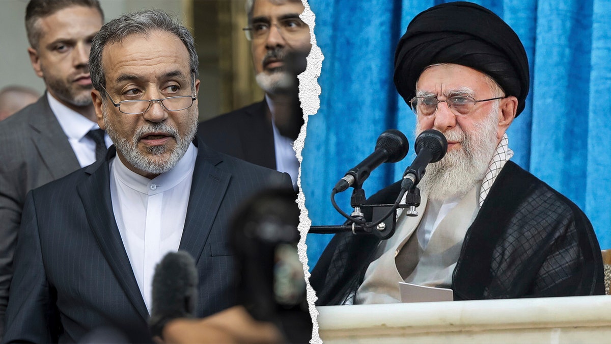 Iranian Foreign Minister Abbas Araghchi and Ayatollah Ali Khamenei have different opinions on U.S. strikes