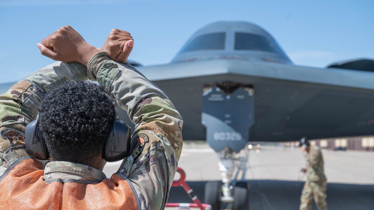 B-2 Spirit stealth bombers instrumentality from Diego Garcia