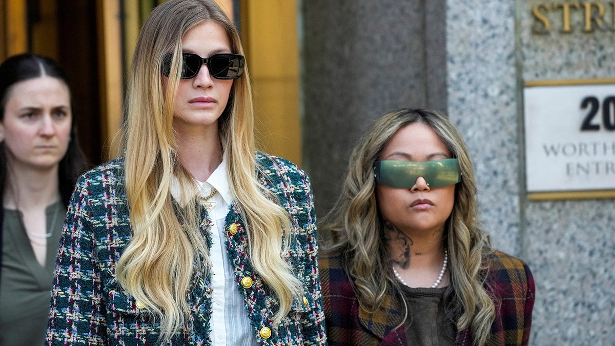 Bryana Bana Bongolan wears plaid blazer in court