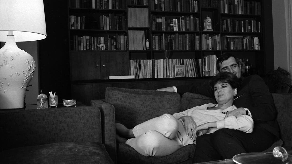 Barbara Walters with her second husband