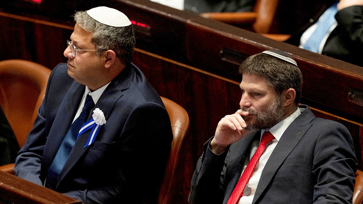 Israeli lawmakers Itamar Ben-Gvir and Bezalel Smotrich