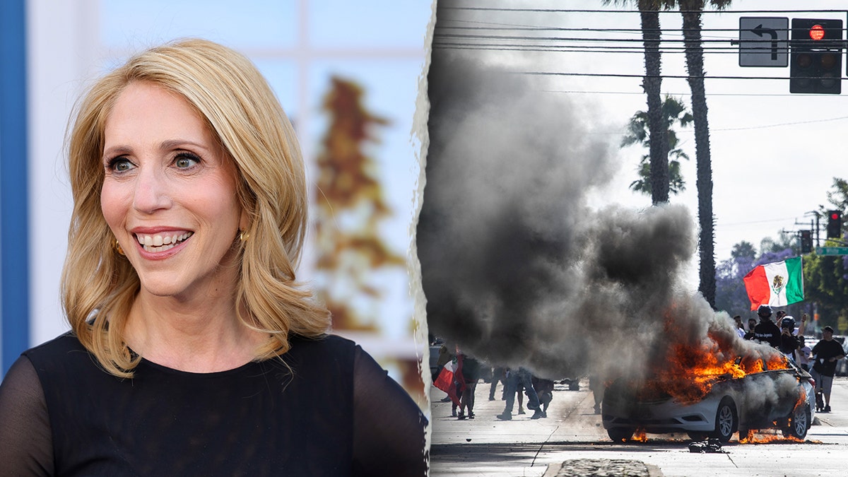 CNN's Dana Bash compared President Donald Trump to an arsonist calling the fire department over his decision to send the National Guard to LA to help quell the protests over deportations of illegal immigrants. (Photo: Maya Dehlin Spach/FilmMagic, RINGO CHIU/AFP via Getty Images)