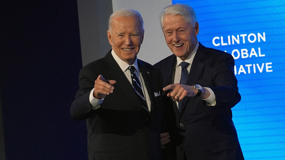 Joe Biden and Bill Clinton