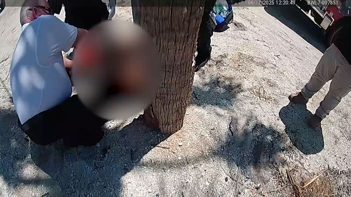 Los servicios de emergencia atienden a Leah Lendel, de 9 años, tras una mordedura de tiburón