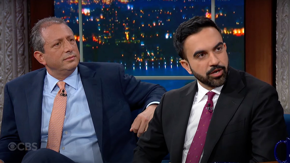 Brad Lander and Zorhan Mamdani look connected "The Late Show"