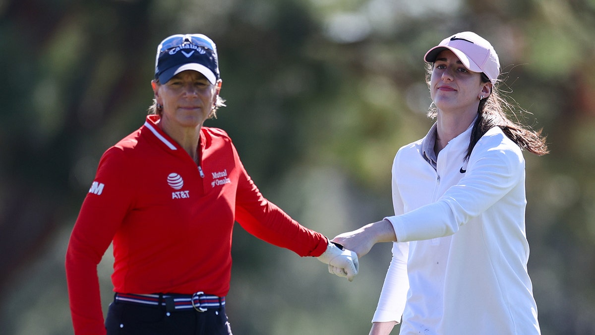 Caitlin Clark and Annika Sorenstam