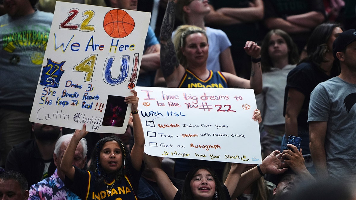 Caitlin Clark fans in Seattle