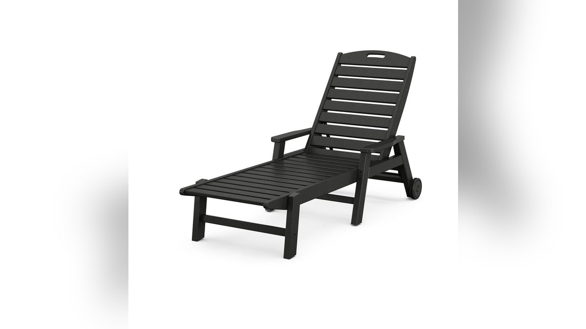 Find peak comfort in this reclining lounge.