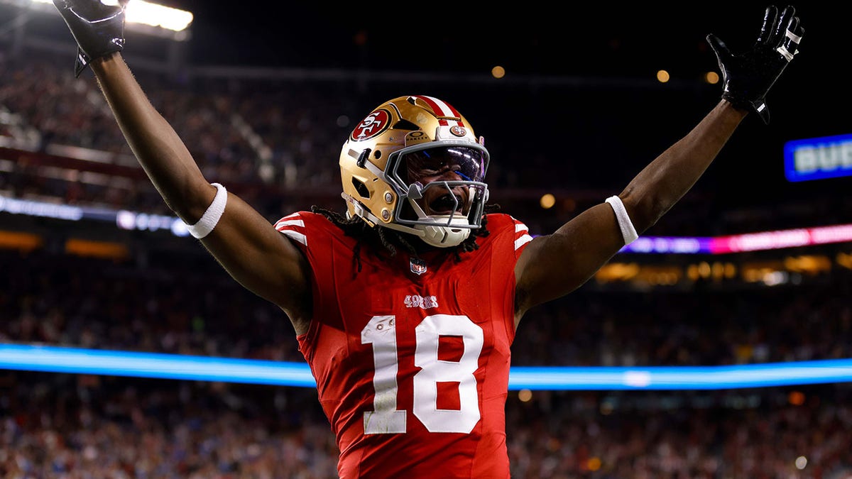 Chris Conley celebrates
