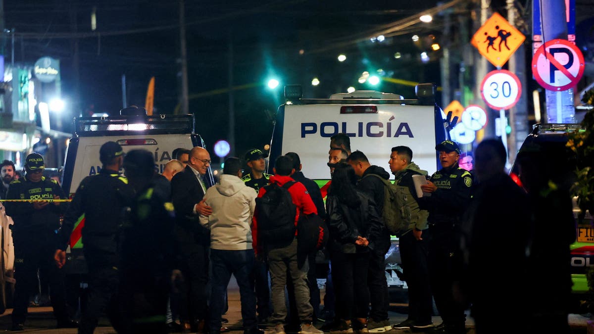 Police at the scene