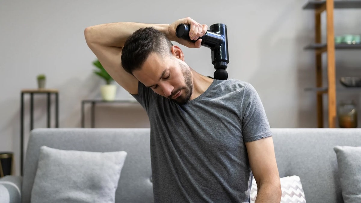 Weapons for massage are a great tool to help him with wellness and relax.