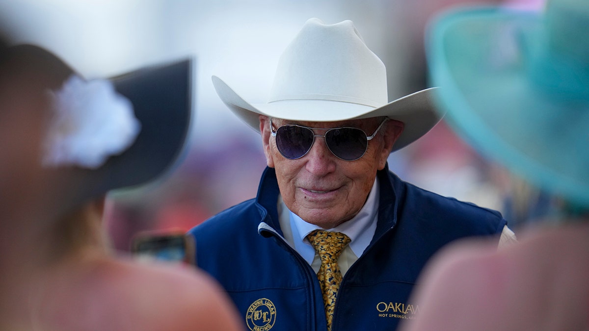 D. Wayne Lukas at Pimlico
