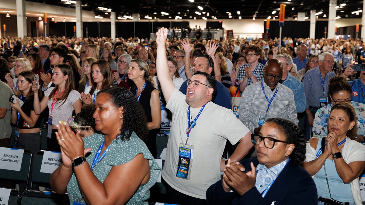 California Dems cheering