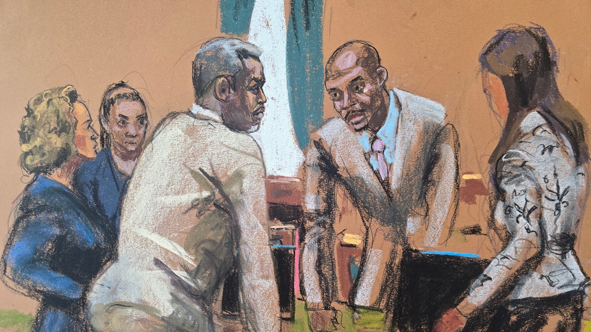 Diddy depicted in sketch